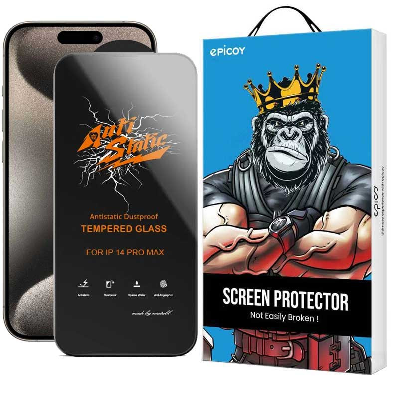  محافظ صفحه نمایش اپیکوی مدل AntiStatic DustProof مناسب برای گوشی موبایل اپل iPhone 15 Pro