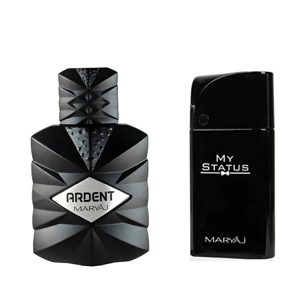 ست ادوپرفیوم مردانه ماریاژ مدل Ardent با رایحه تاخ حجم 100 میلی لیتر و ادو پرفیوم مردانه ماریاژ مدل My Status با رایحه شیرین حجم 100 میلی لیتر