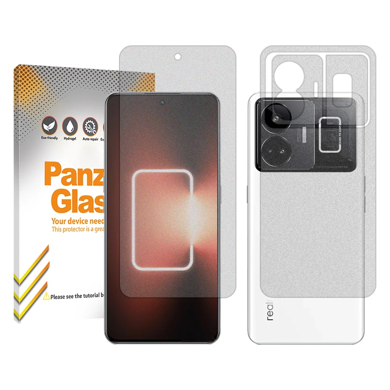 محافظ صفحه نمایش مات پنزر گلس مدل Resistant مناسب برای گوشی موبایل ریلمی GT3 به همراه محافظ پشت گوشی