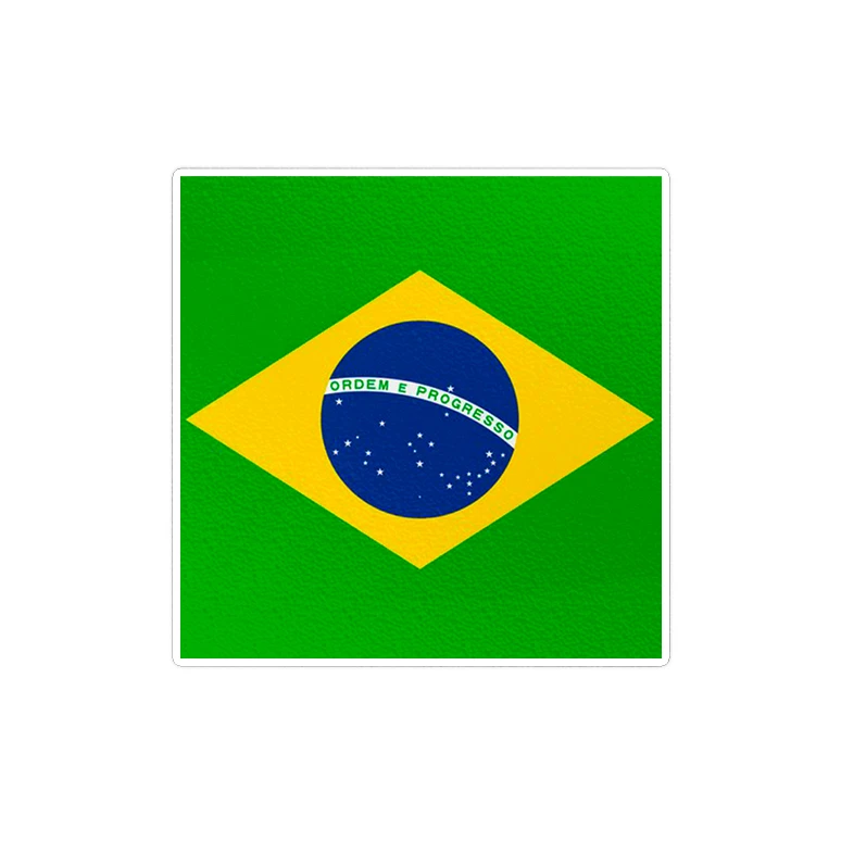 استیکر لپ تاپ ماسا دیزاین طرح brazil مدل STK1290