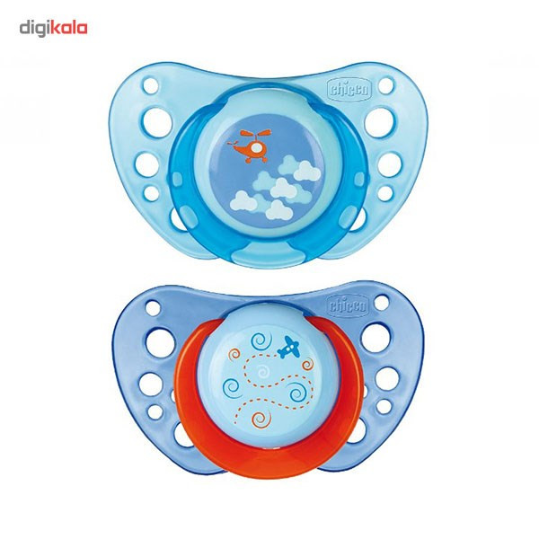 پستانک چیکو مدل Physio Air آبی بسته 2 عددی