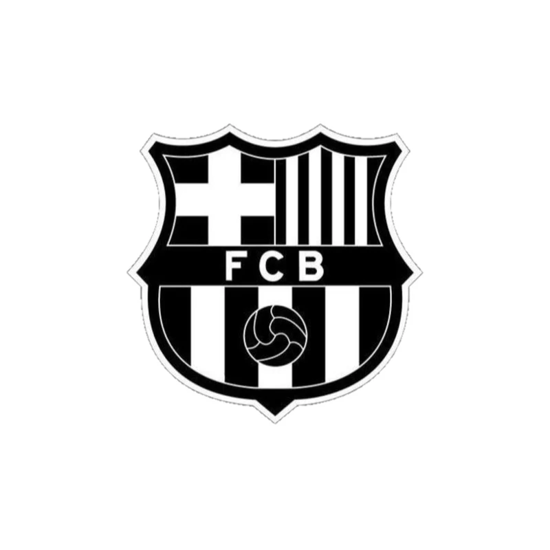 استیکر پارچه و لباس پاد آفرین مدل فوتبالی بارسلونا کد 4281