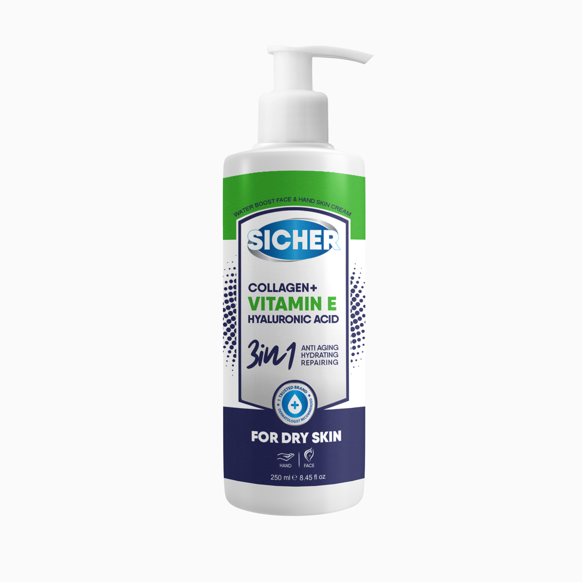 کرم آبرسان سیچر سری 3IN1 مدل VITAMIN E حجم 250 میلی لیتر