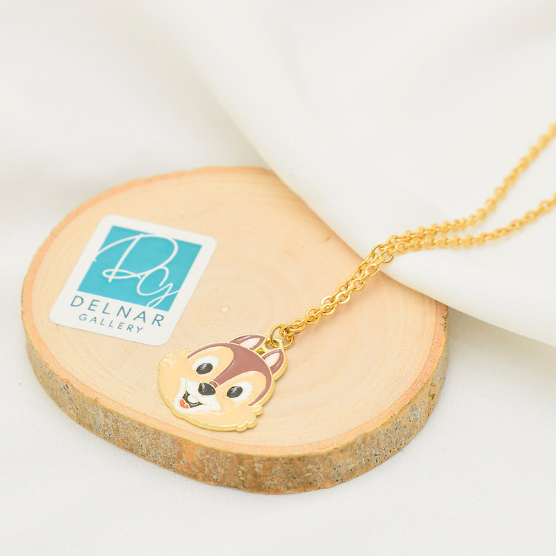 گردنبند دخترانه دلنار گالری مدل سنجاب