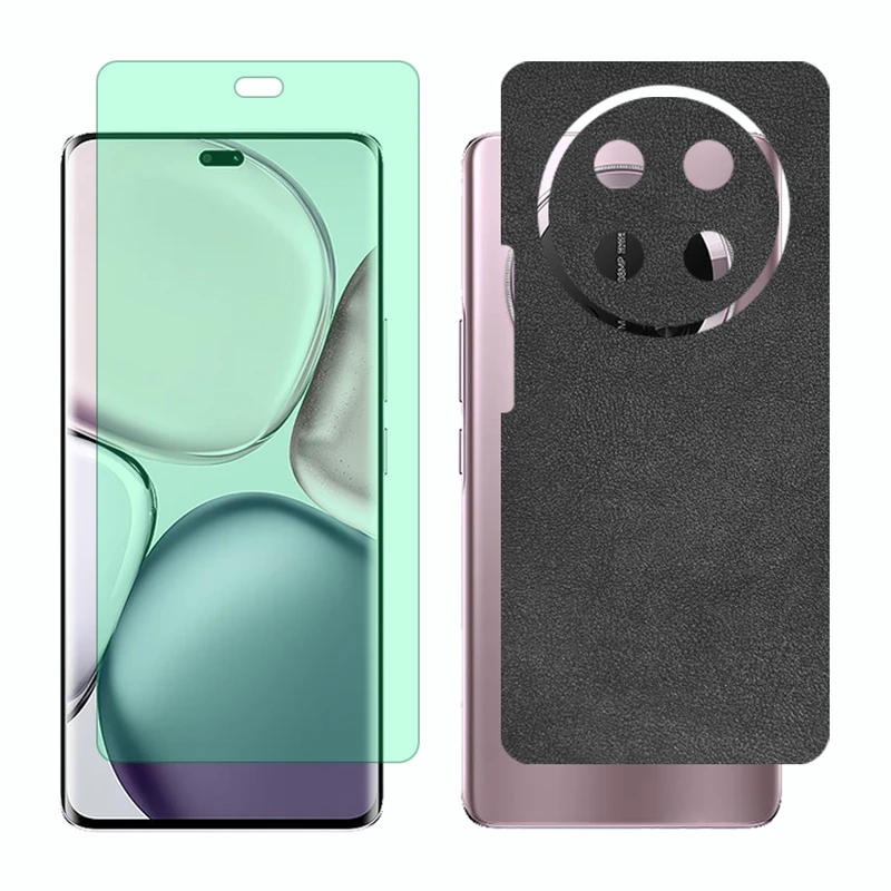 محافظ صفحه نمایش گرین لایت گلس مدل Together مناسب برای گوشی موبایل آنر X9c به همراه برچسب پوششی