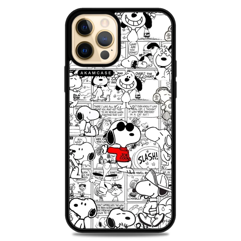کاور آکام مدل AMC-WA12PRO-SNOOPY-26 مناسب برای گوشی موبایل اپل iPhone 12 Pro