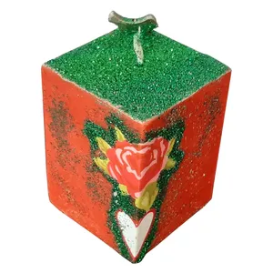 شمع معطر مدل گل و بلبل