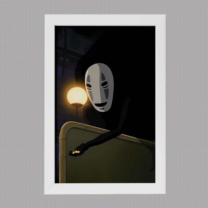 تابلو خندالو مدل انیمه شهر اشباح (Spirited Away) کد F3476