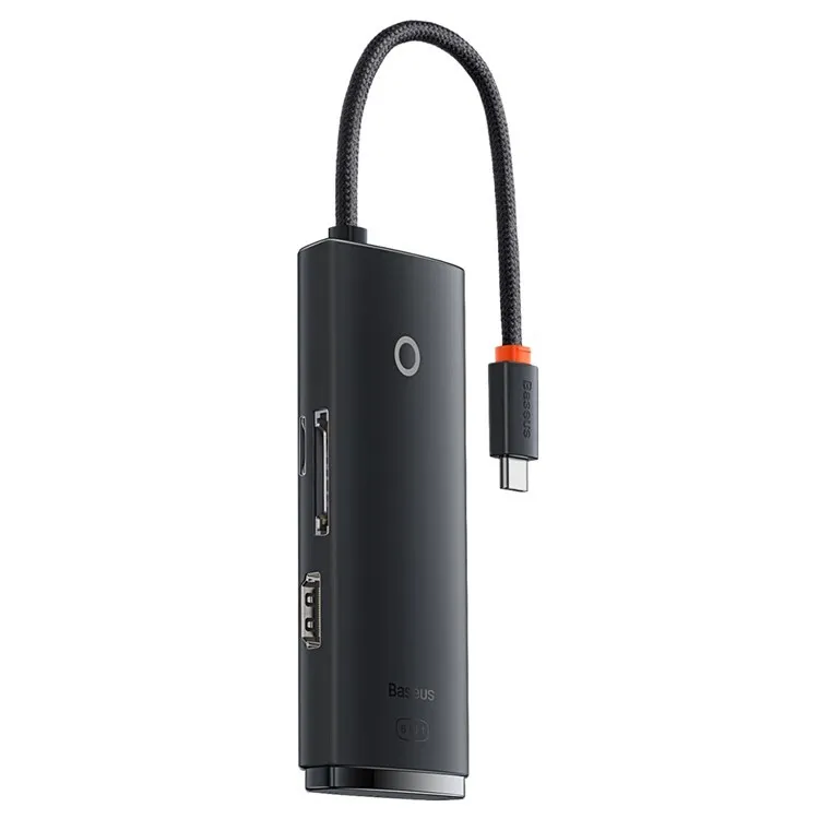 هاب 6 پورت usb-c باسئوس مدل WKQX050001