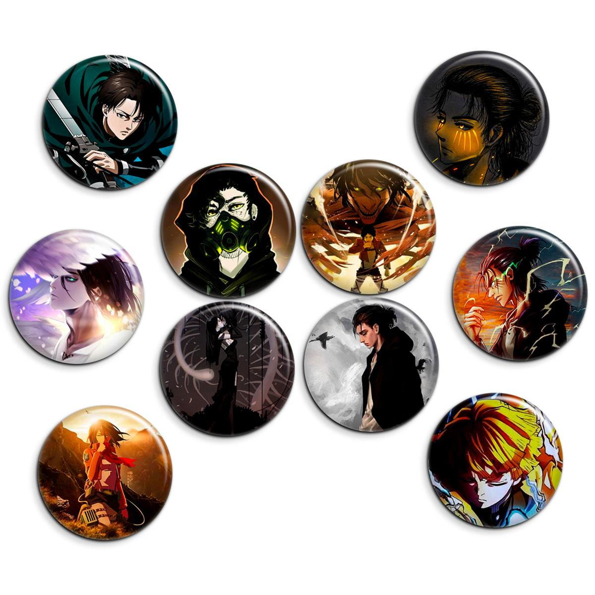 پیکسل پرمانه طرح Attack on Titan کد pmg.5270 مجموعه 10 عددی