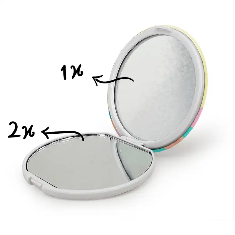 آینه جیبی خندالو طرح اسب پونی مدل تاشو کد 24842