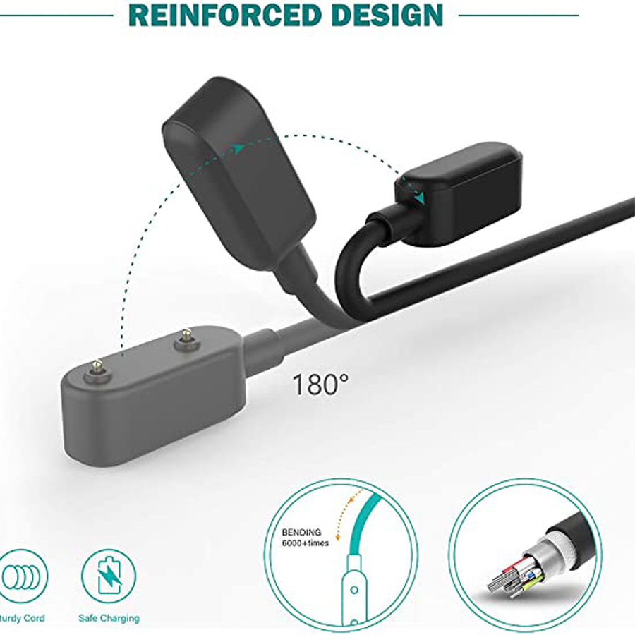 کابل شارژ کروکودیل مدل C-Charge مناسب برای ساعت هوشمند هواوی Watch Fit 2/Watch Fit/Watch Fit Mini