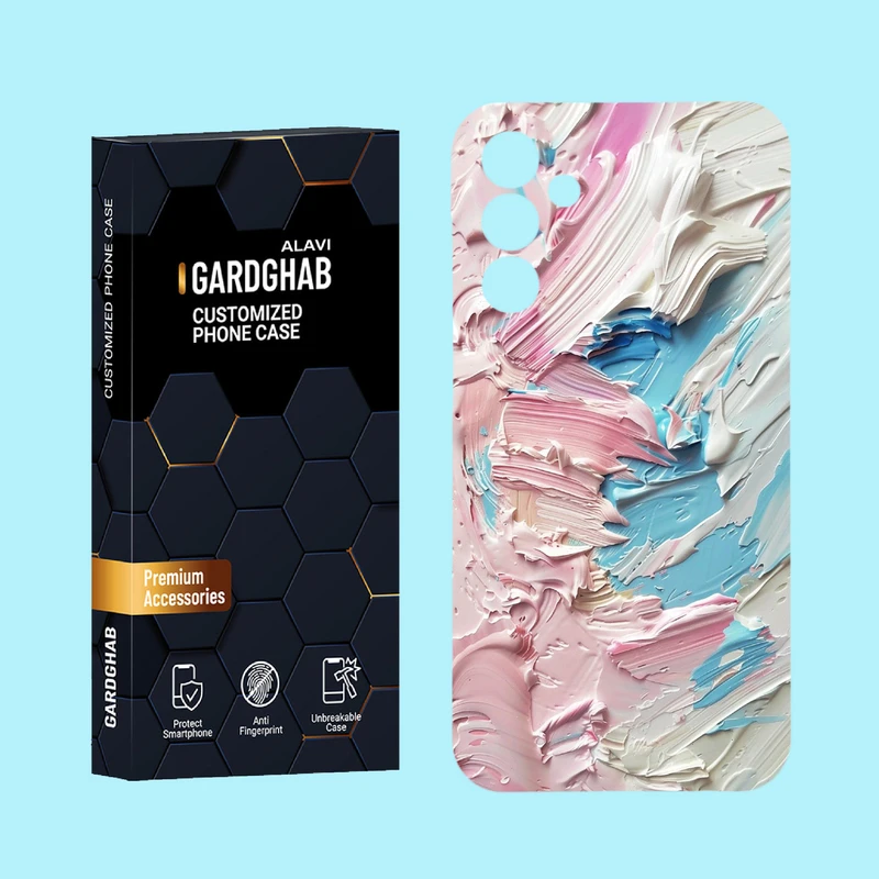 کاور گارد قاب علوی مدل هنری مناسب برای گوشی موبایل سامسونگ Galaxy F15 5G