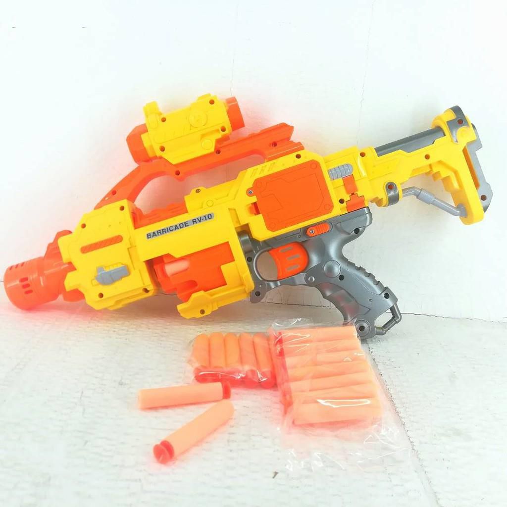 تفنگ بازی مدل اتوماتیک Shoot Soft Bullet Gun -  - 4