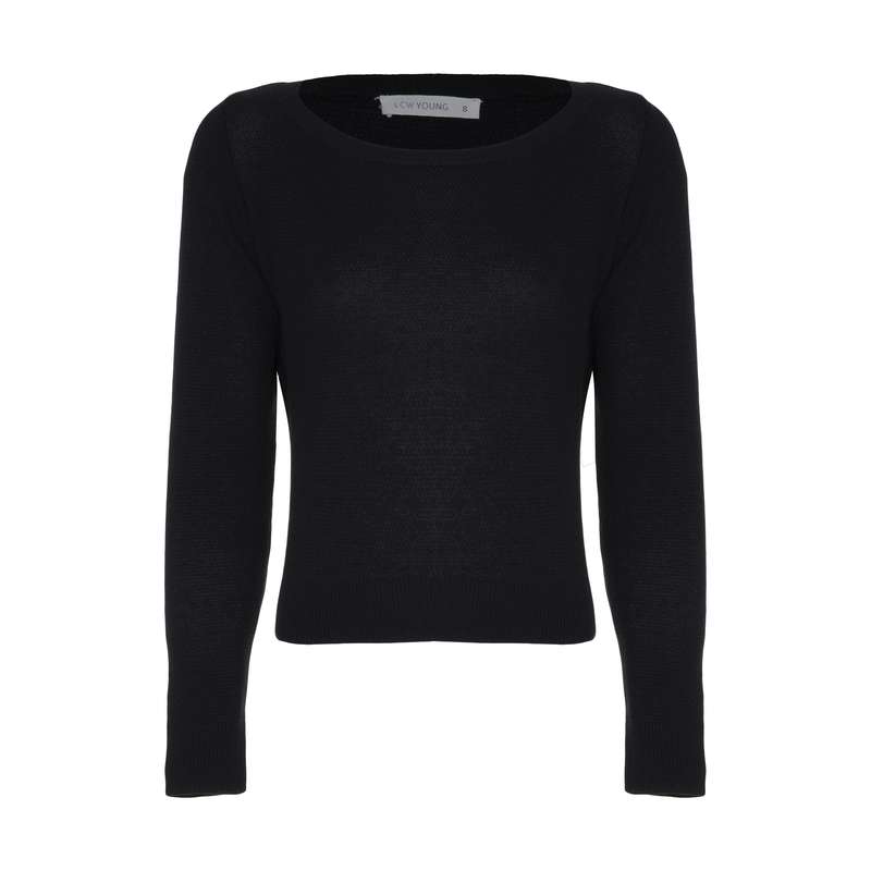 پلیور زنانه ال سی وایکیکی مدل 8SJ502Z8-CVL-NEWBLACK