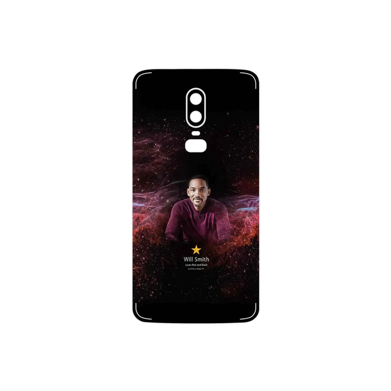 برچسب پوششی ماهوت مدل Will Smith مناسب برای گوشی موبایل وان پلاس 6