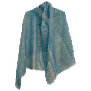 شال زنانه مدل نخی لینن کد 07