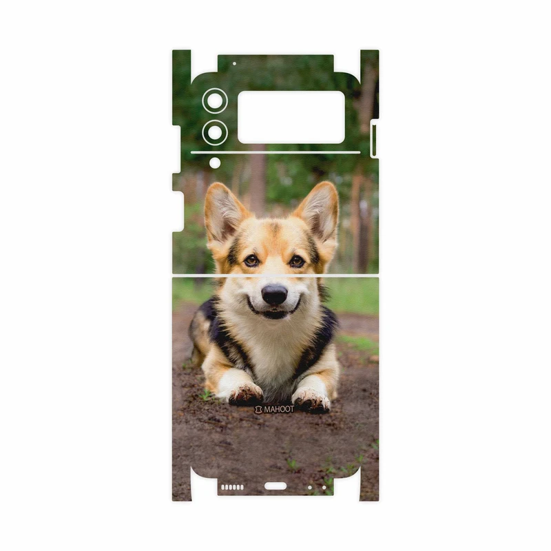 برچسب پوششی ماهوت مدل Dog-2-FullSkin مناسب برای گوشی موبایل سامسونگ Galaxy Z Flip3 5G