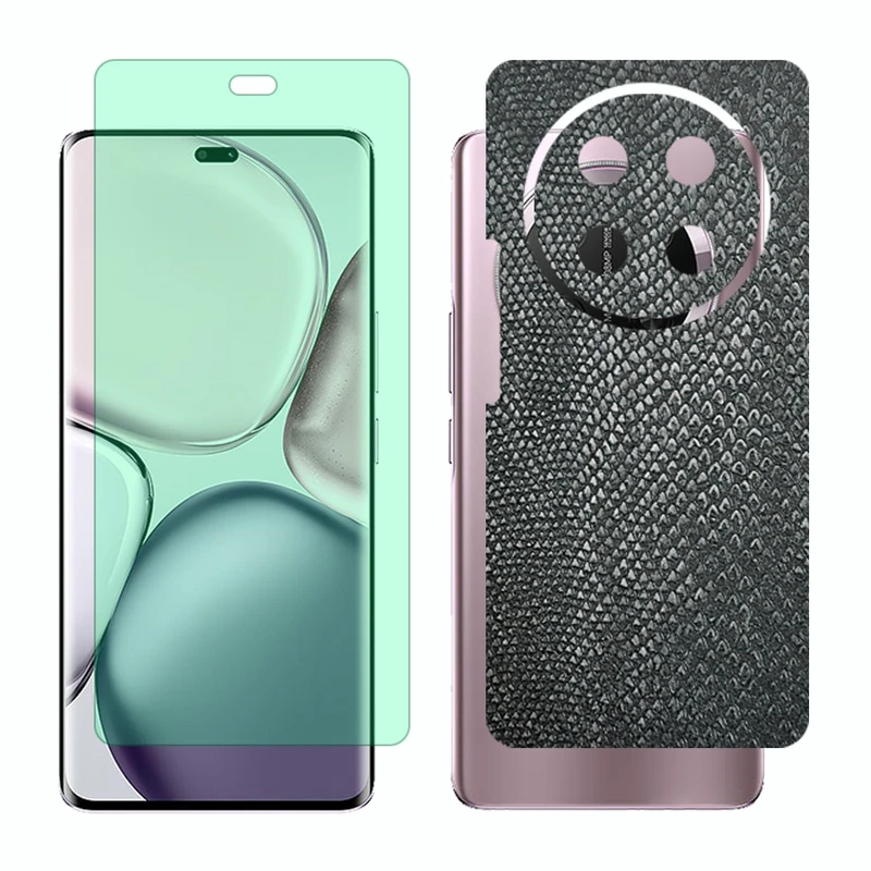 محافظ صفحه نمایش گرین لایت گلس مدل Together مناسب برای گوشی موبایل آنر X9c به همراه برچسب پوششی