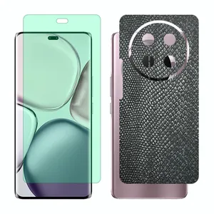 Glass Together model green light screen protector suitable for Honor X9c mobile phone with back cover sticker
