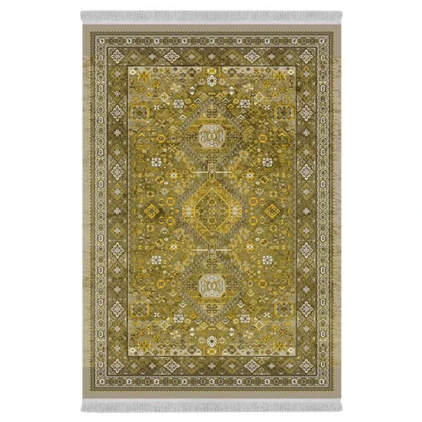 فرش پارچه‌ای دفه مدل فرشینه طرح مدرن کد 408