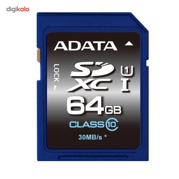 کارت حافظه ای دیتا SDXC کلاس 10 - UHS-I با ظرفیت 64 گیگابایت