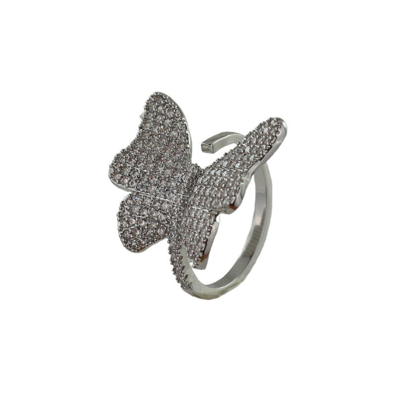انگشتر زنانه وای اس ایکس مدل پروانه کد AAE-205