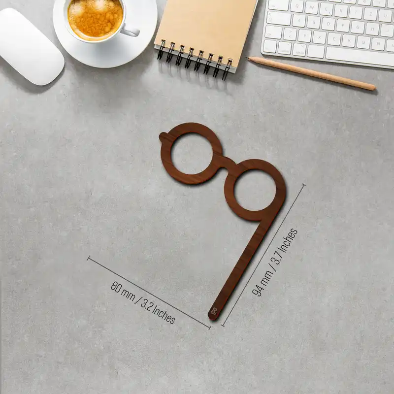 نشانگر کتاب لوکسینو مدل عینک آرزوها کد Bookland_2535