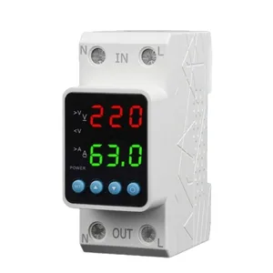 محافظ ولتاژ و جریان تکفاز مدل EKC دیجیتال 63A پلاس