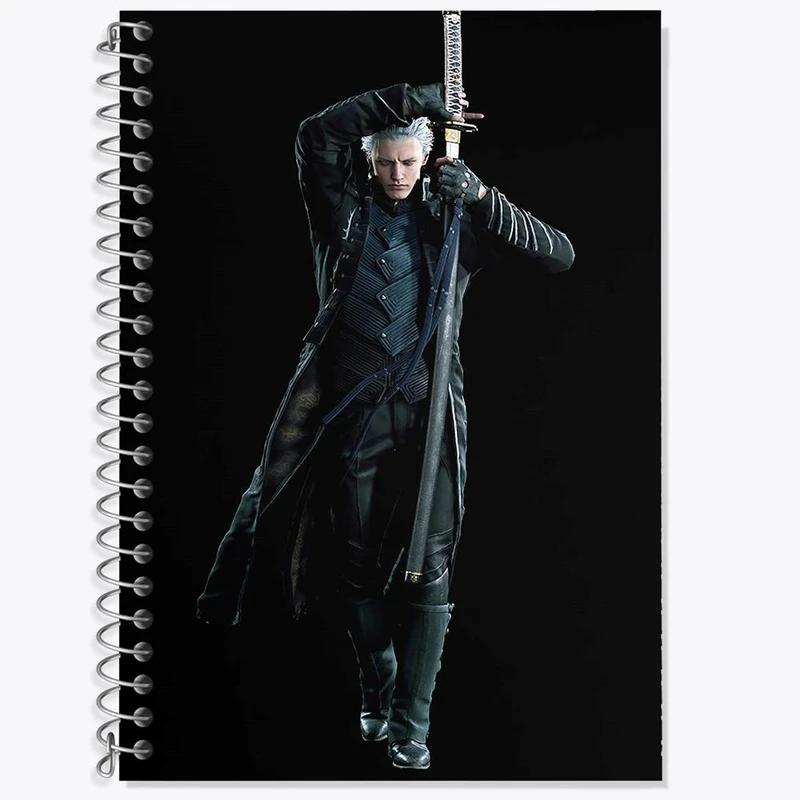 دفتر لغت 50 برگ خندالو مدل بازی دویل می کرای Devil May Cry کد 30231