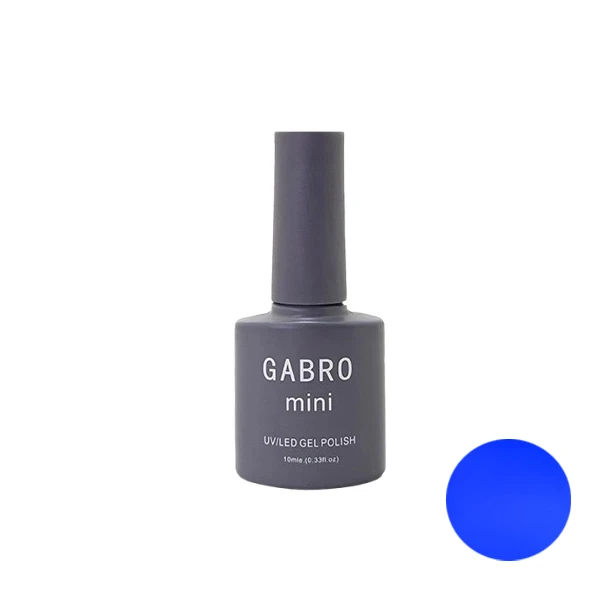 لاک ژل براق ناخن گبرو مدل آبنباتی شماره 215 رنگ آبی