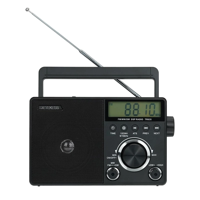 رادیو FM، AM، SW ریتکس مدل TR635 دارای خروجی هدفون