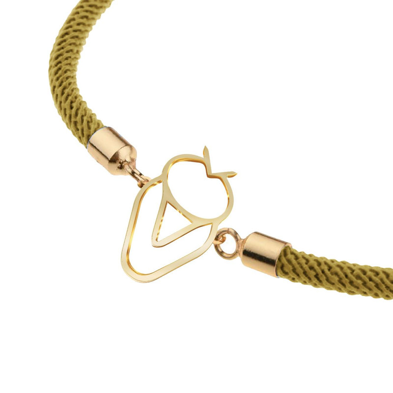 دستبند طلا 18 عیار زنانه مدوپد مدل جغد کد D14-10195