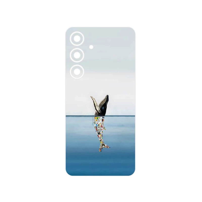 برچسب پوششی ماهوت مدل Collage of Sea Trash مناسب برای گوشی موبایل سامسونگ Galaxy S24