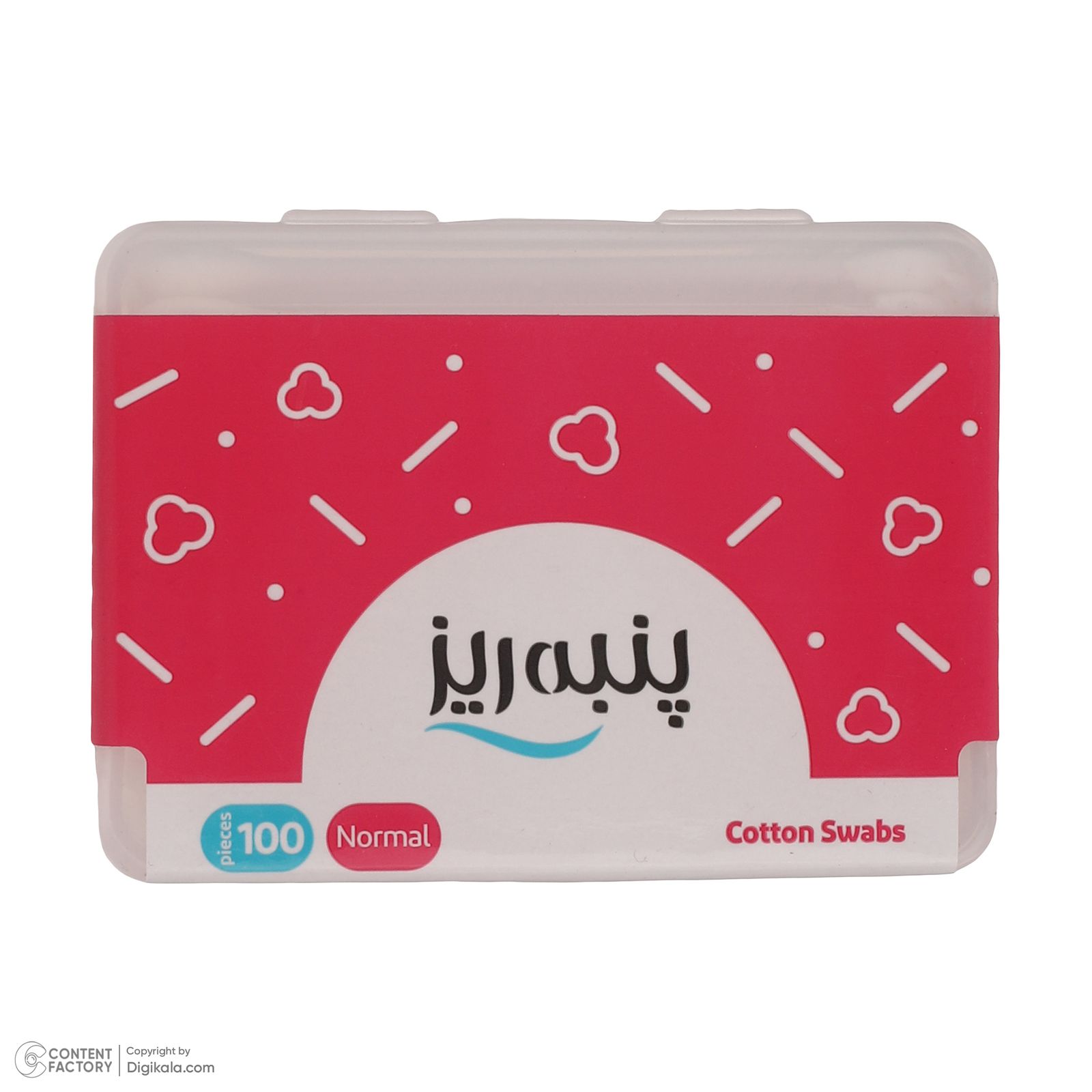 گوش پاک کن پنبه ریز مدل Normal بسته 100 عددی - - 5