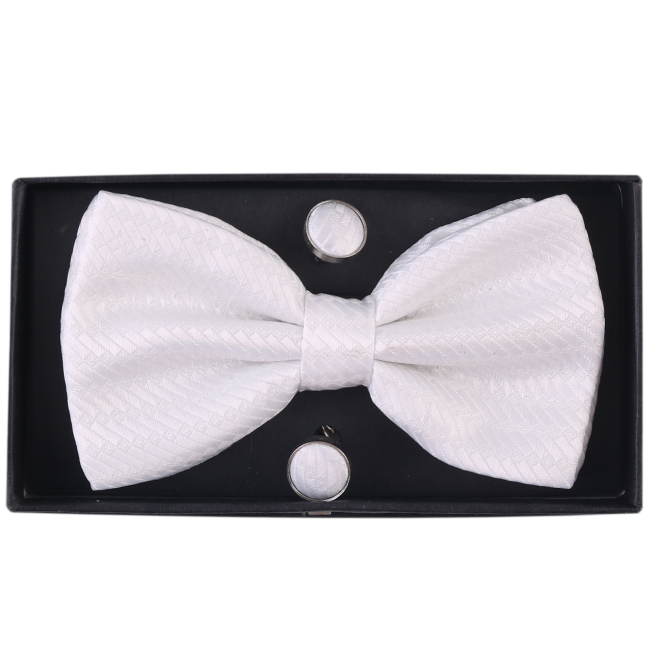 ست پاپیون و دکمه سردست مردانه مدل P-101948