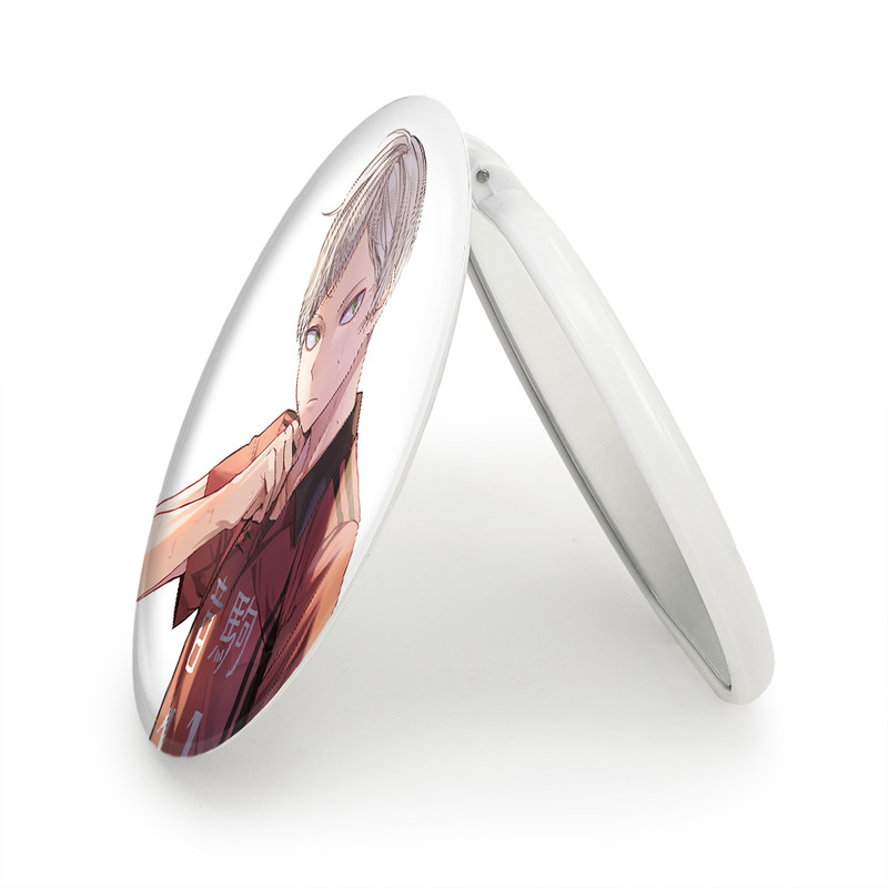 آینه جیبی خندالو طرح میا اوسامو انیمه هایکیو Haikyu مدل تاشو کد 17743