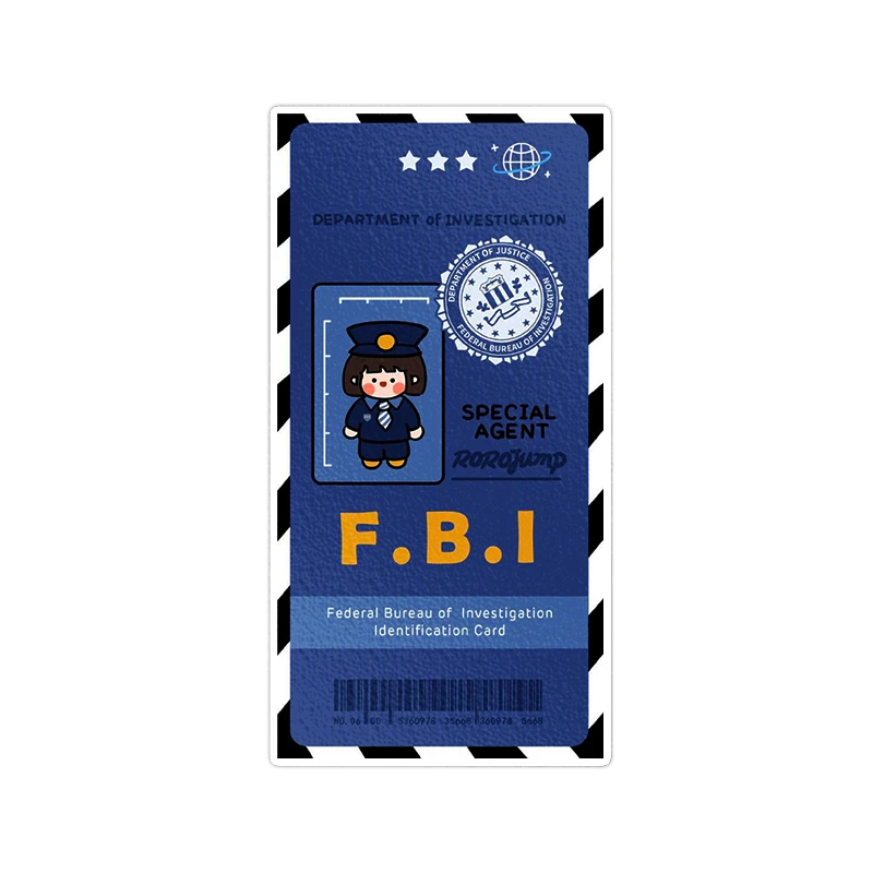    استیکر لپ تاپ ماسا دیزاین طرح f.b.i مدل venus656