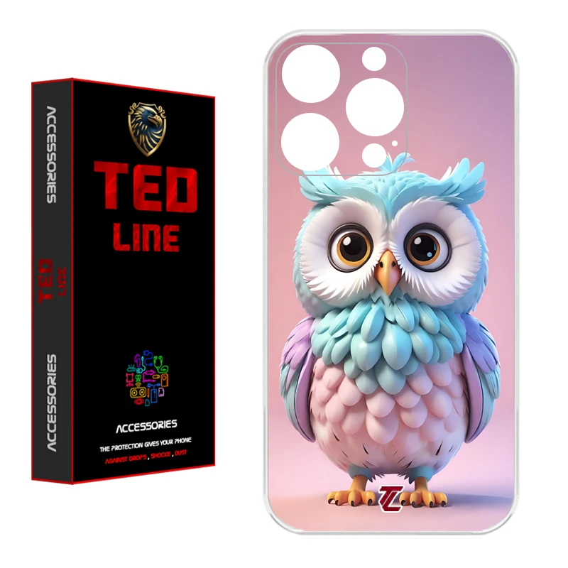 کاور تدلاین طرح جغد کد 1194 مناسب برای گوشی موبایل اپل Iphone 15 Pro Max