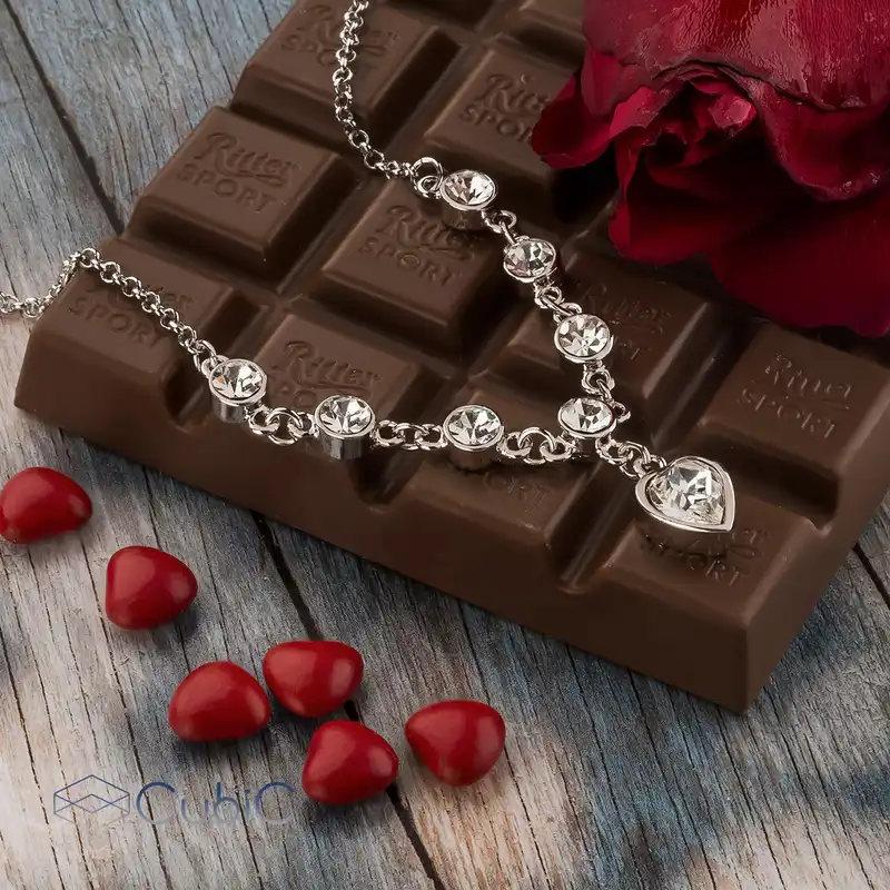 گردنبند زنانه کوبیک مدل QN-031034