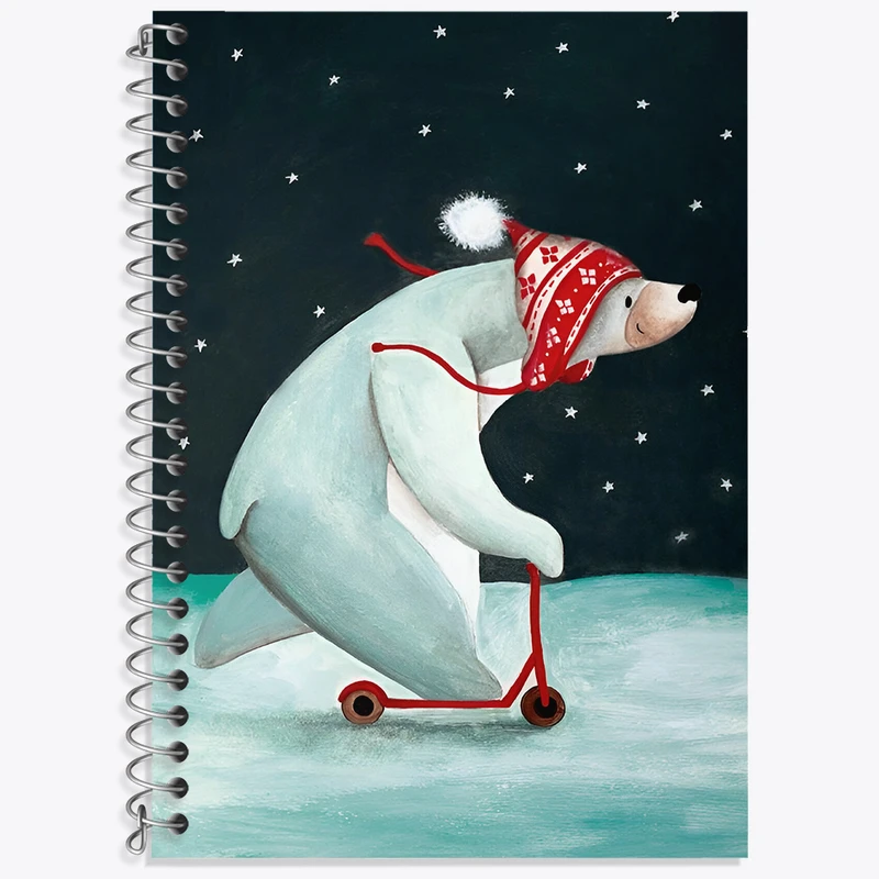 دفتر لغت 50 برگ خندالو طرح خرس قطبی کد N4709