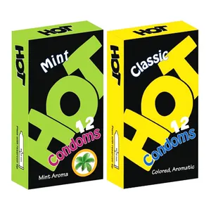 کاندوم هات مدل Mint بسته 12 عددی به همراه کاندوم هات مدل Classic Aromatic بسته 12 عددی
