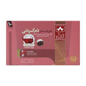 چای کیسه ای دم کردنی چای دبش
 بسته 10 عددی