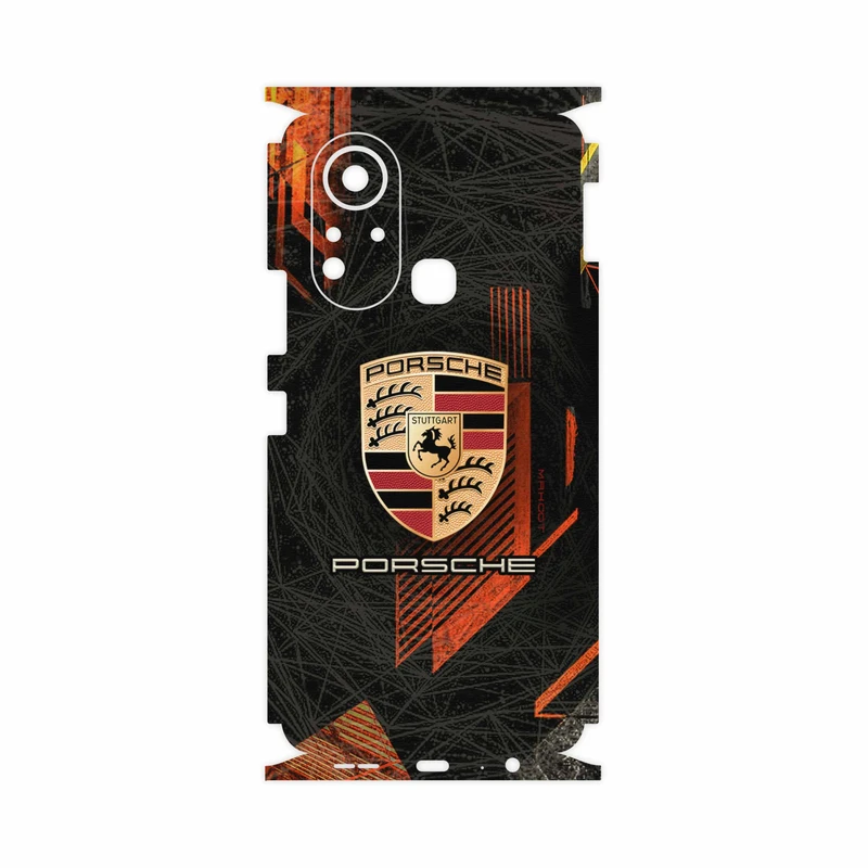 برچسب پوششی ماهوت مدل Porsche-Logo-FullSkin مناسب برای گوشی موبایل اینفینیکس Hot 11s