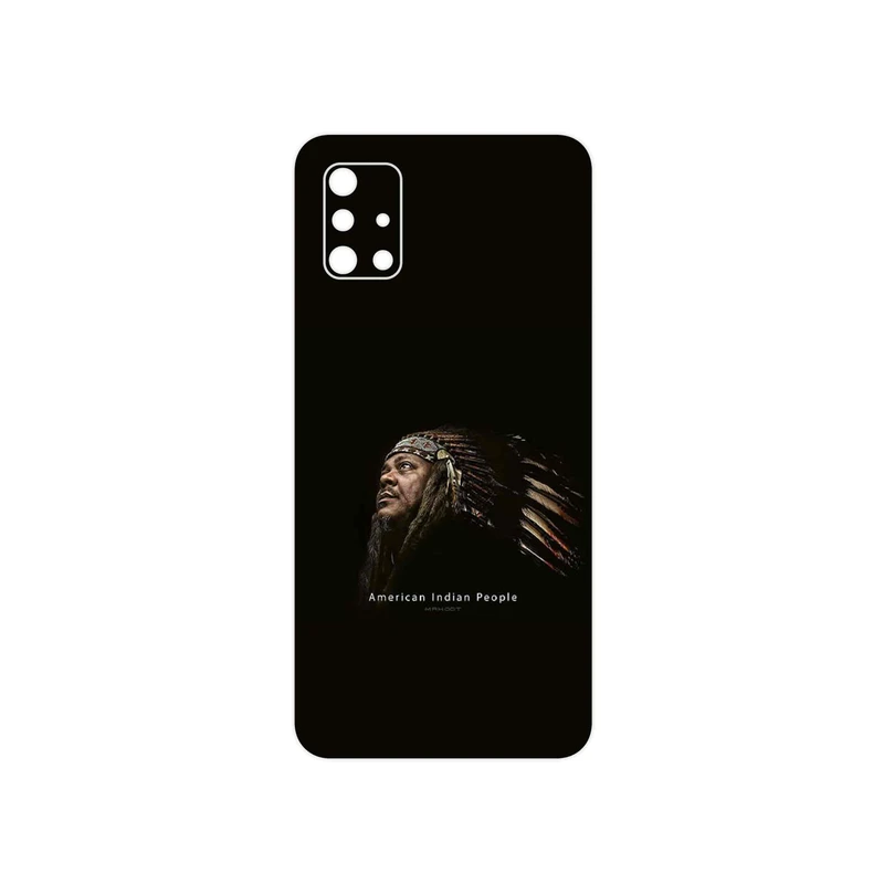 برچسب پوششی ماهوت مدل Portrait of an Indian Man مناسب برای گوشی موبایل سامسونگ Galaxy A51