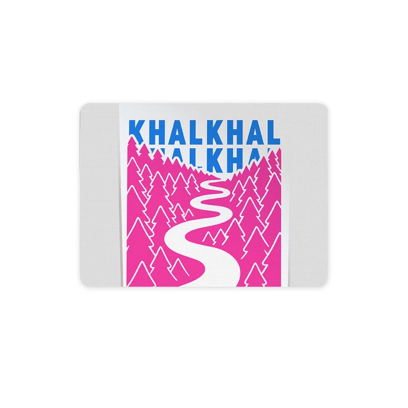 ماوس پد ترمه طراحان ایده مدل نماد جاده اسالم به خلخال کد map0002 سایز 19*28 سانتی متر