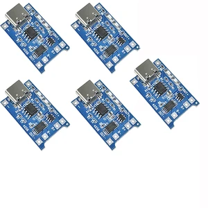 ماژول شارژ باتری لیتیومی مدل tp-4056typec بسته 5 عددی