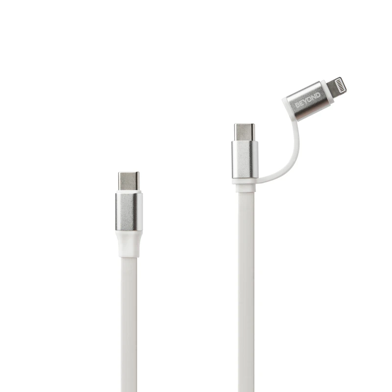 کابل تبدیل USB-C به لایتنینگ/USB-C بیاند مدل BCCL-315 طول 15 سانتی متر
