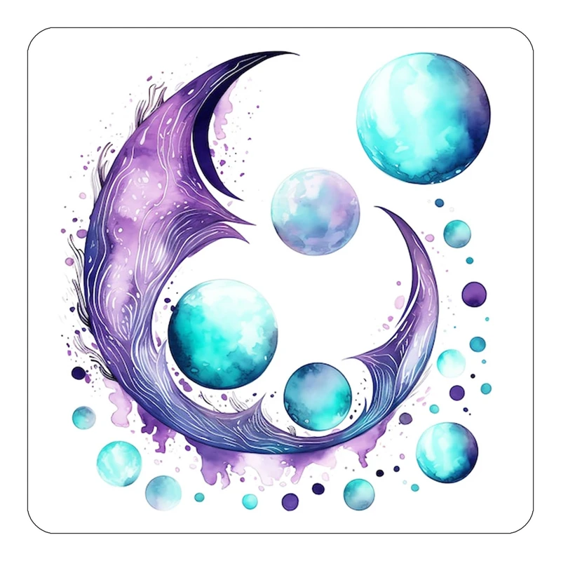 مگنت کاکتی طرح ماه و ستاره مدل mp50784