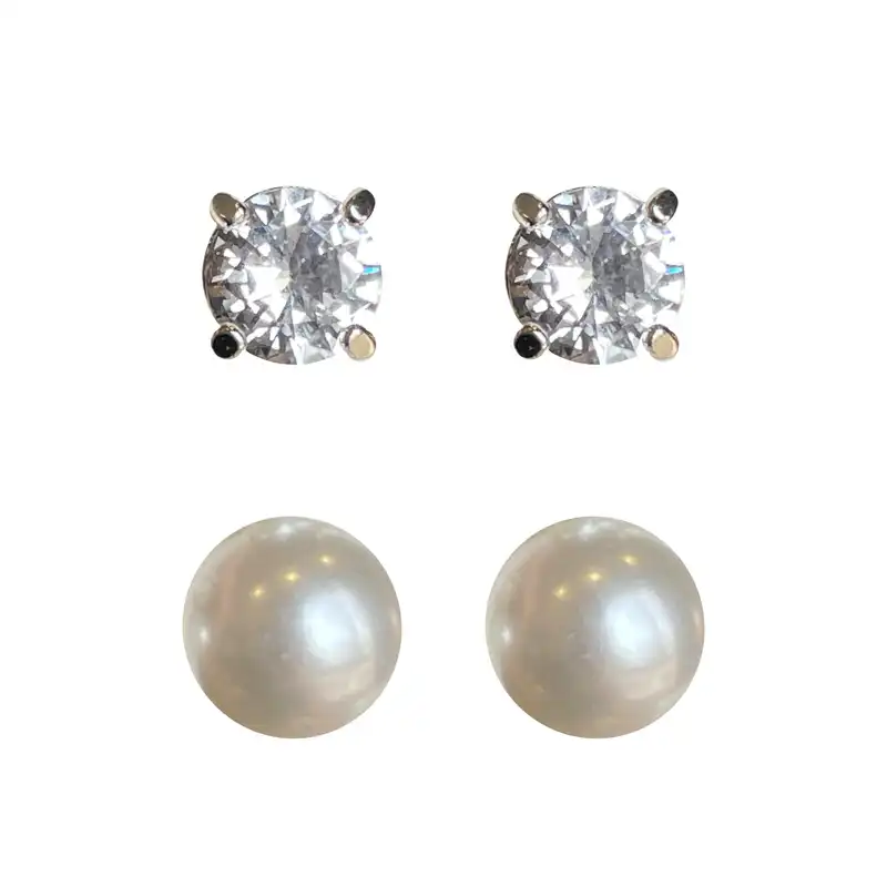 گوشواره زنانه اکسسورایز مدل AE1237-009 مجموعه 2 عددی